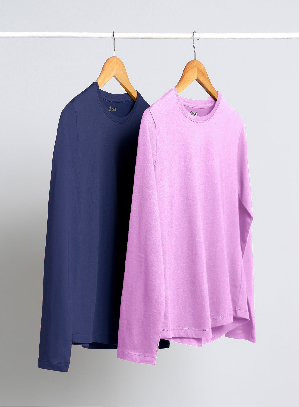 Women's Cult Essential Cotton Pack of 2 Full Sleeve T-Shirts
