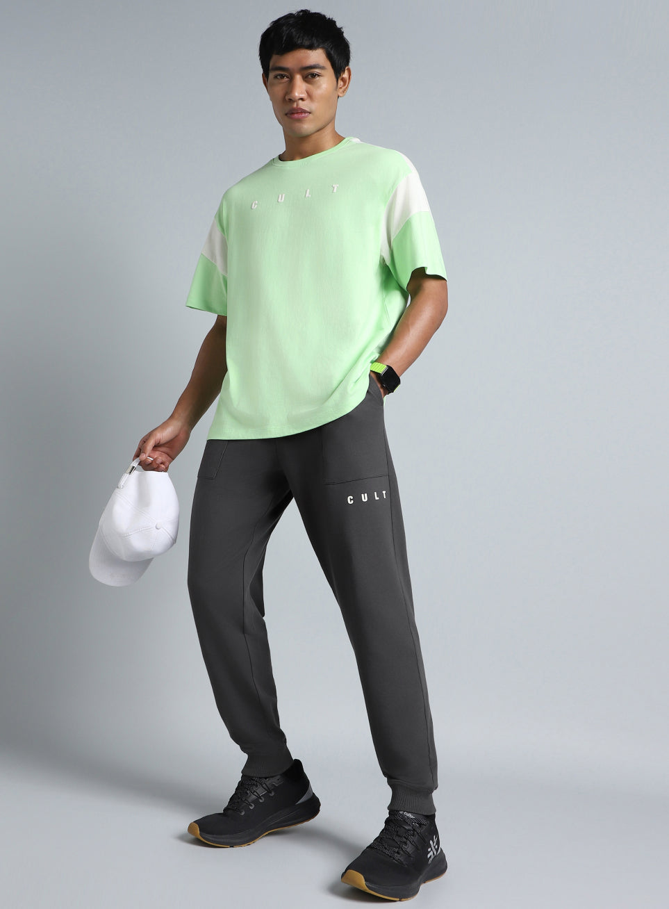 Men's Play On Dark Grey Reverse Pocket Joggers