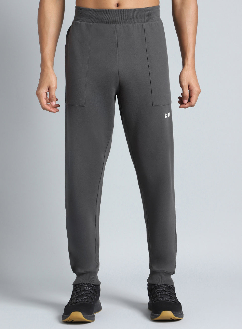 Men's Play On Dark Grey Reverse Pocket Joggers