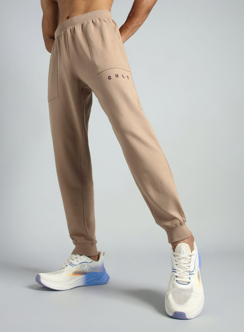 Men's Play On Tan Reverse Pocket Joggers