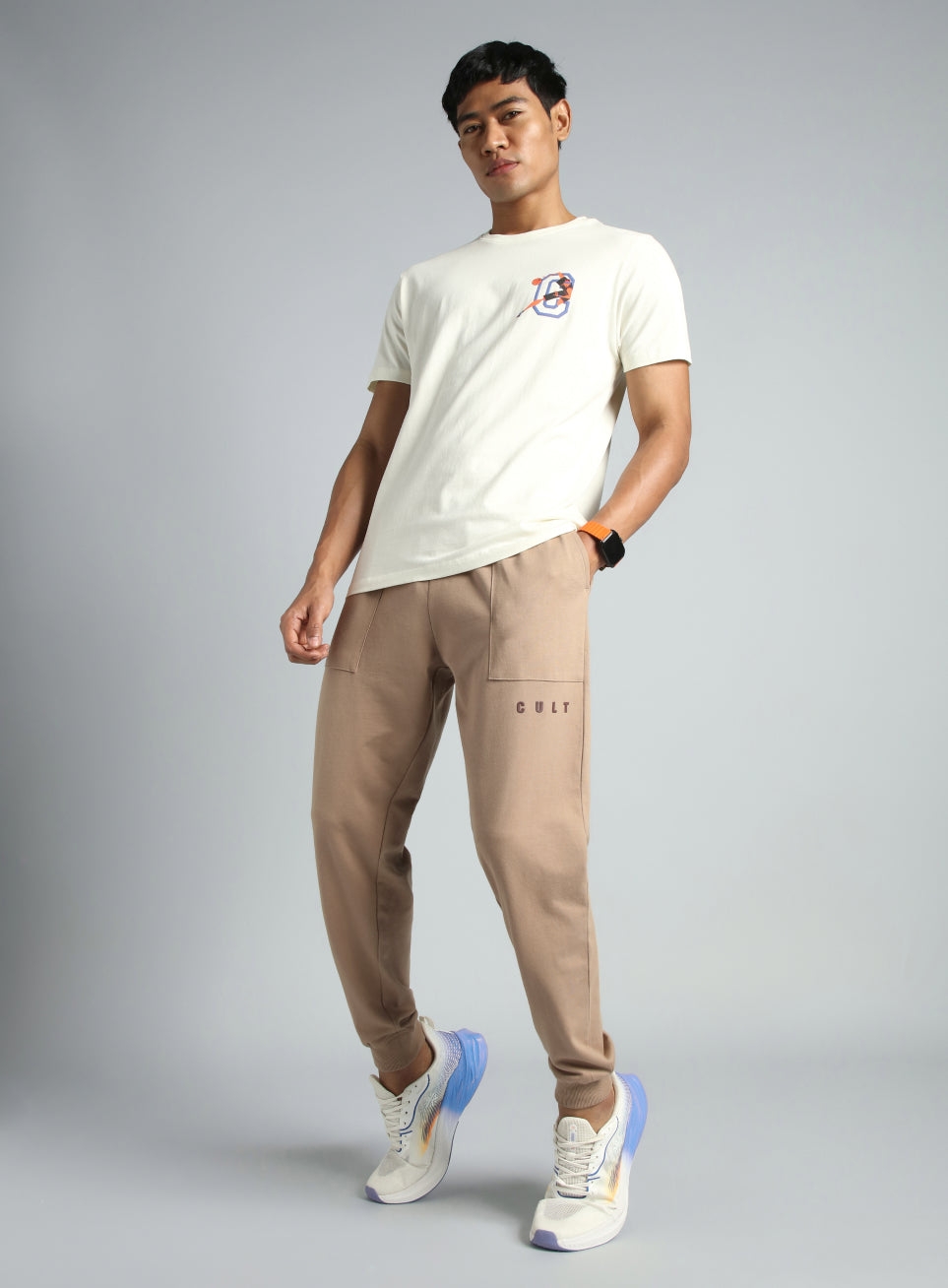 Men's Play On Tan Reverse Pocket Joggers
