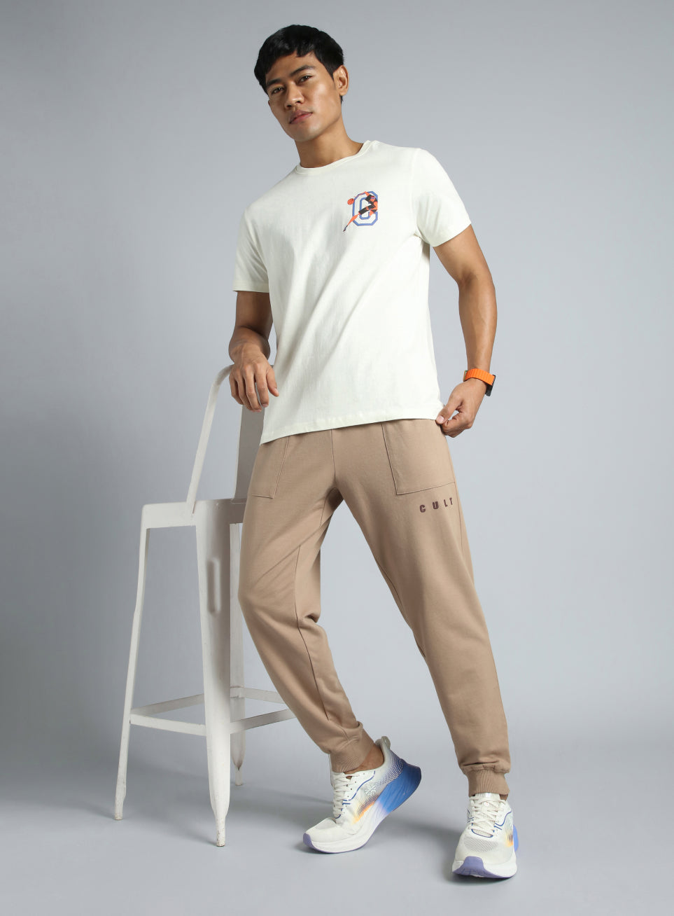 Men's Play On Tan Reverse Pocket Joggers