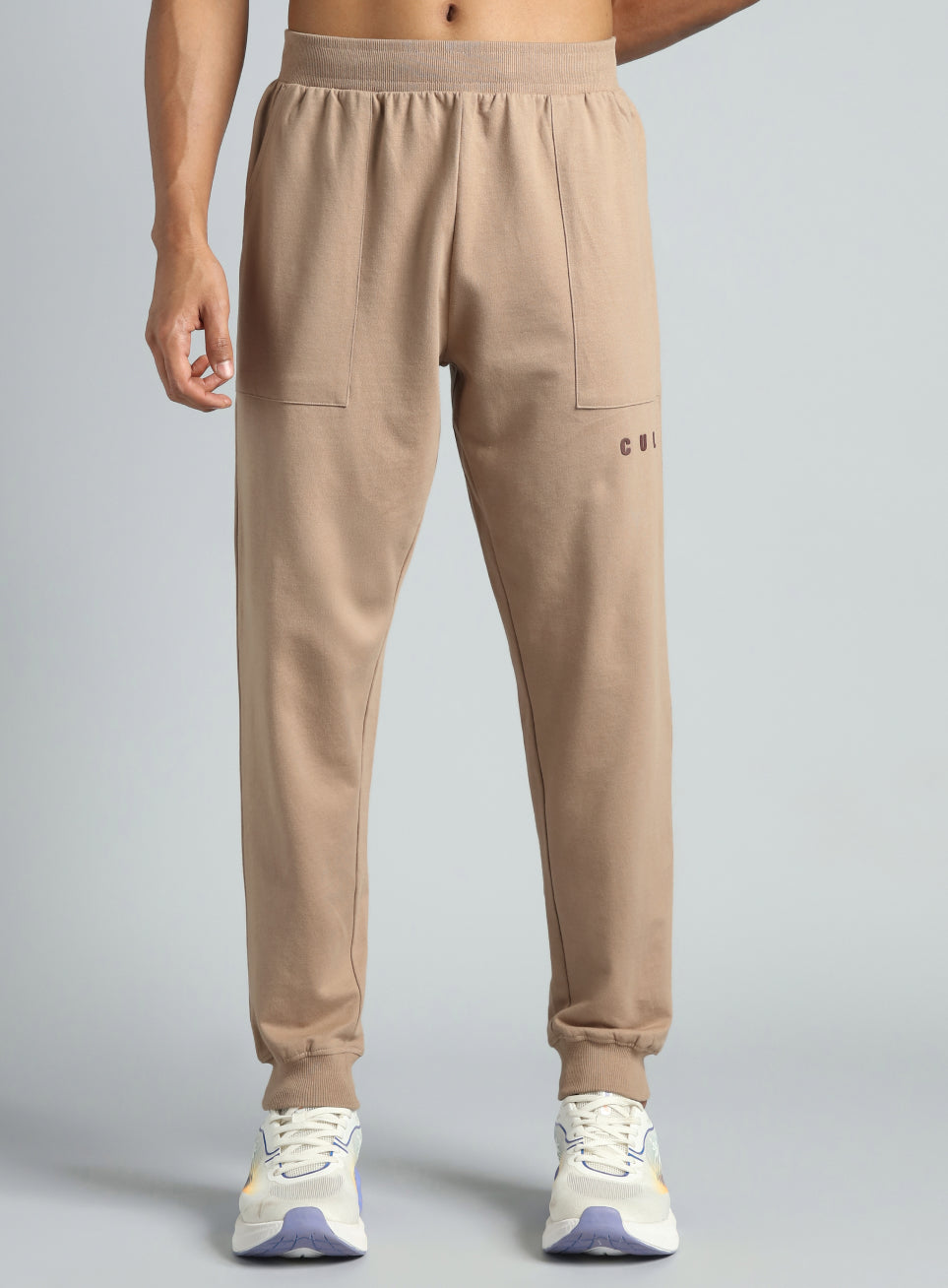 Men's Play On Tan Reverse Pocket Joggers