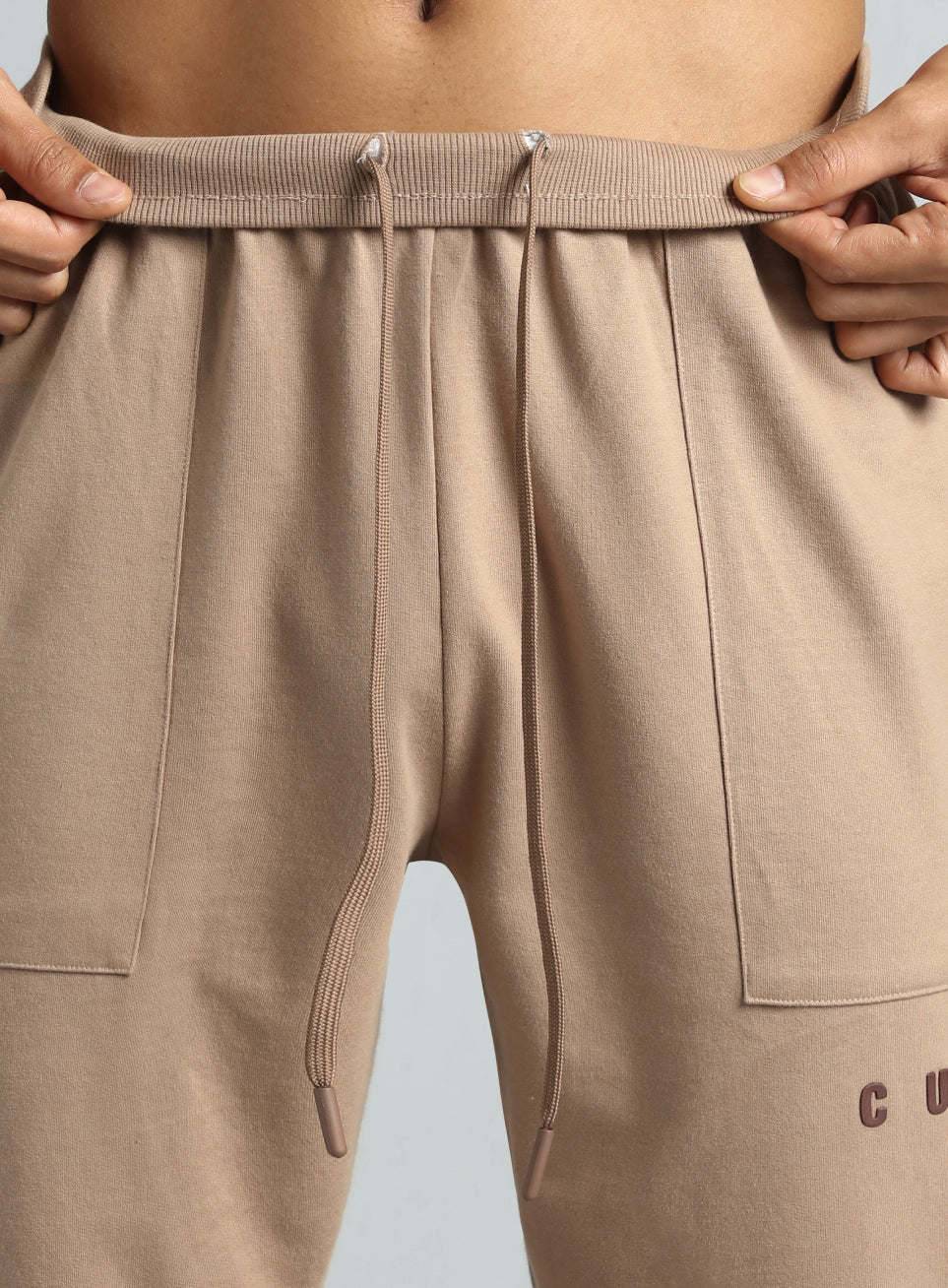 Men's Play On Tan Reverse Pocket Joggers