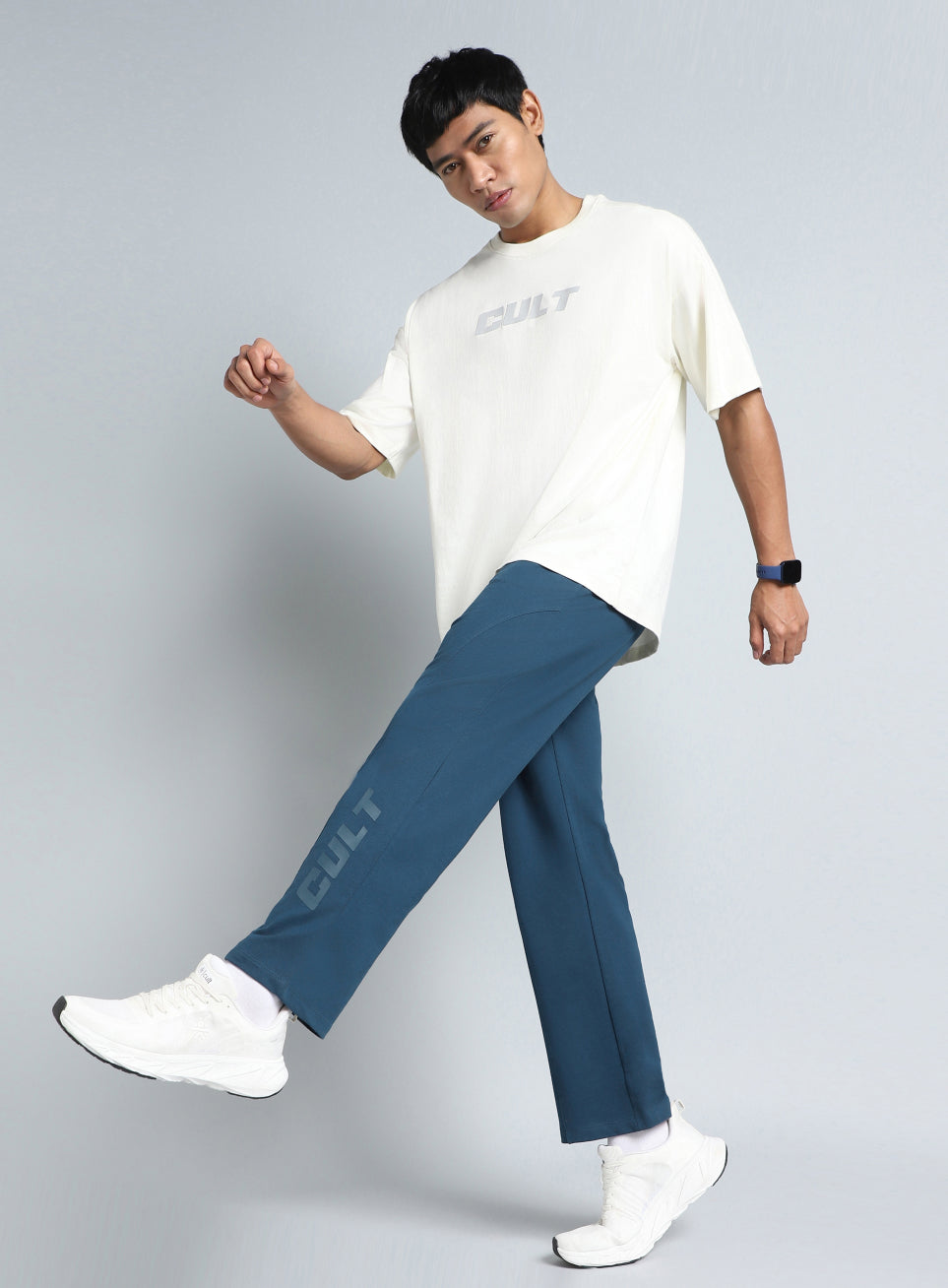 Men's Navy Cult Sporty Trackpants