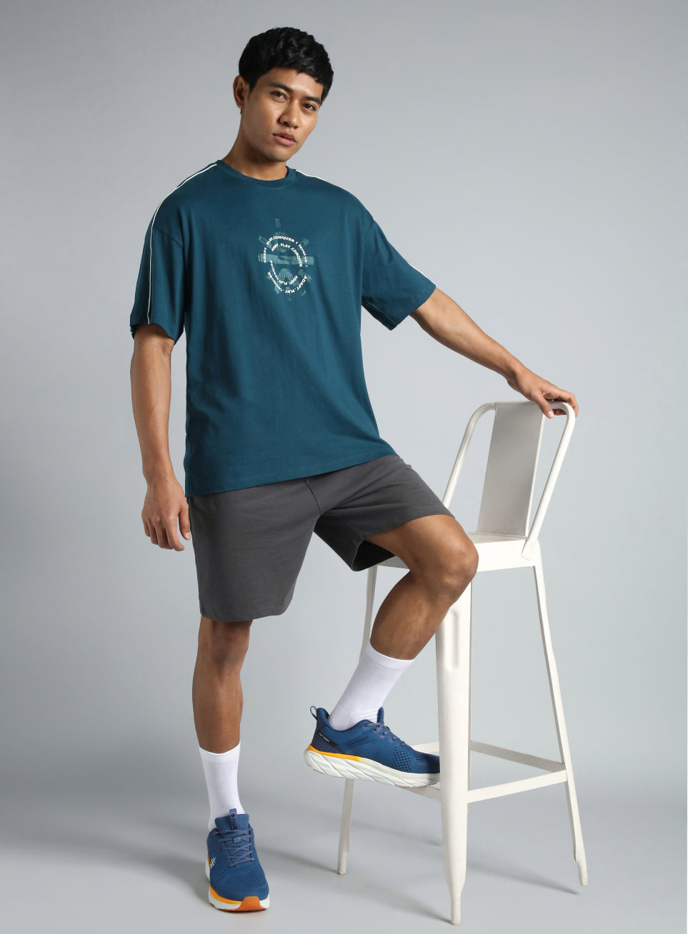 Men's Navy Cult Brand Carrier T-shirt