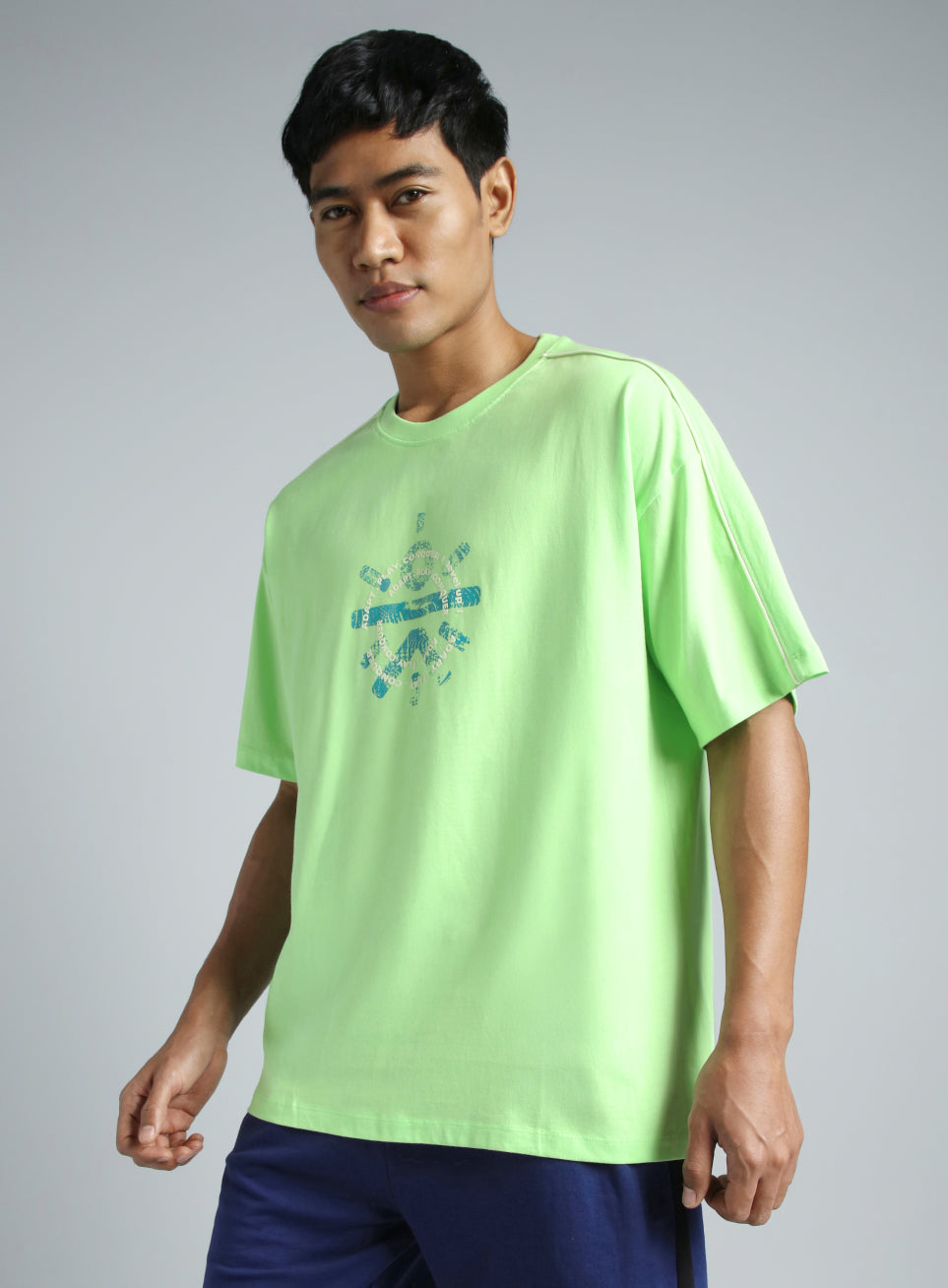Men's Lime Cult Brand Carrier T-shirt
