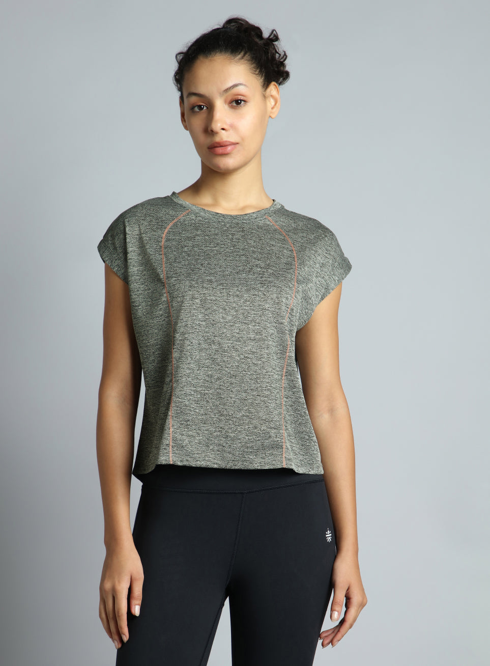 Women's Grey Train Day Performance Top