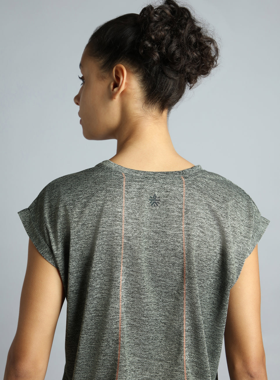 Women's Grey Train Day Performance Top