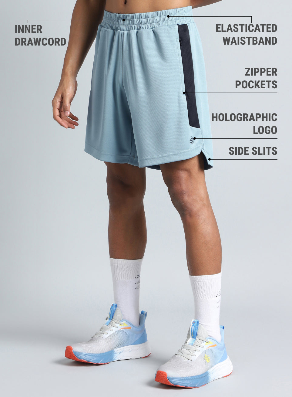 Men's Blue All Form Training Shorts