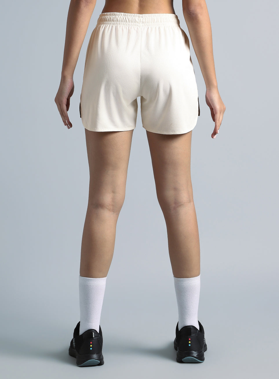 Women's White Train Day Performance Shorts