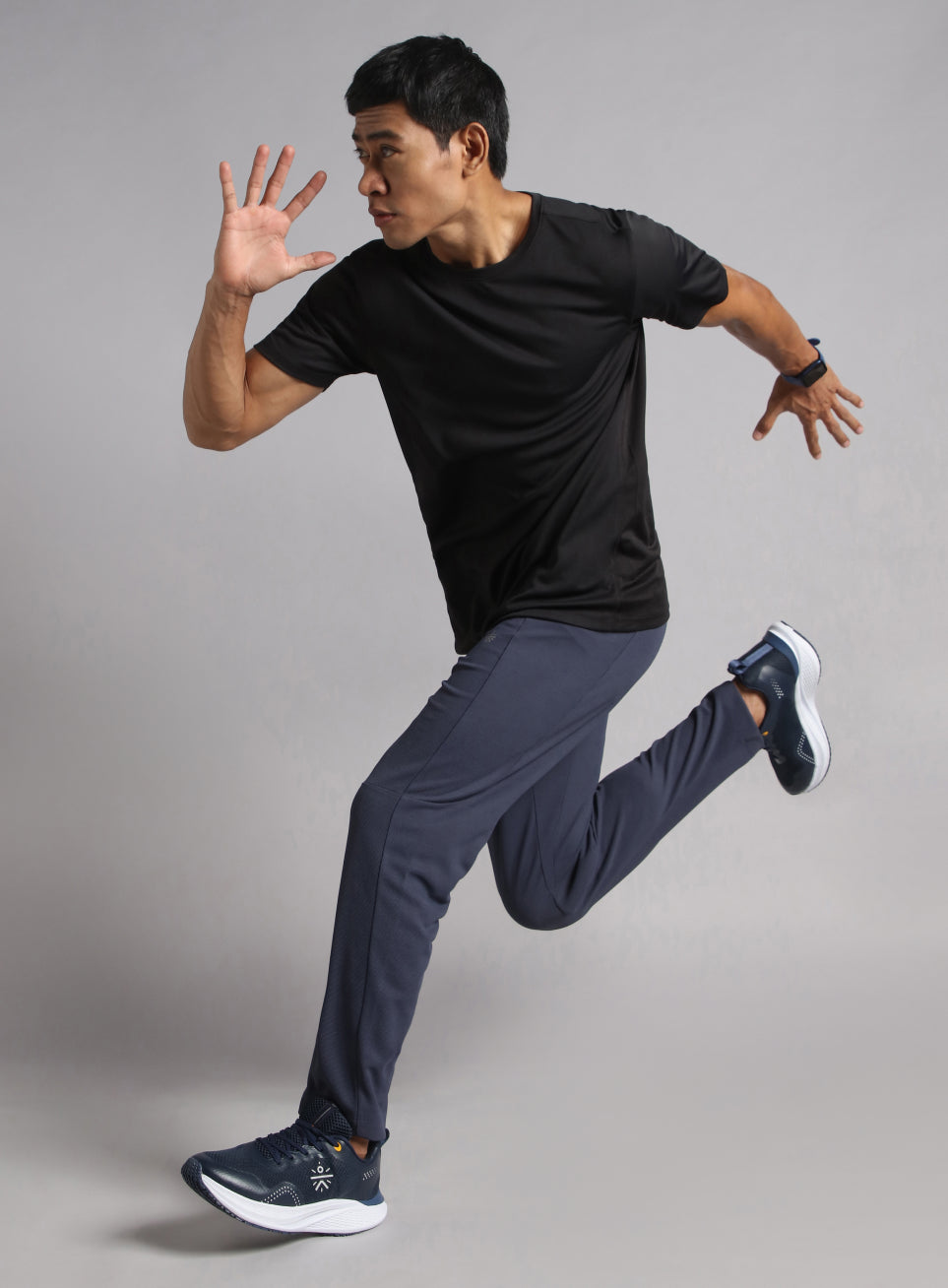 Men's Black The Racer Pacer T-shirt