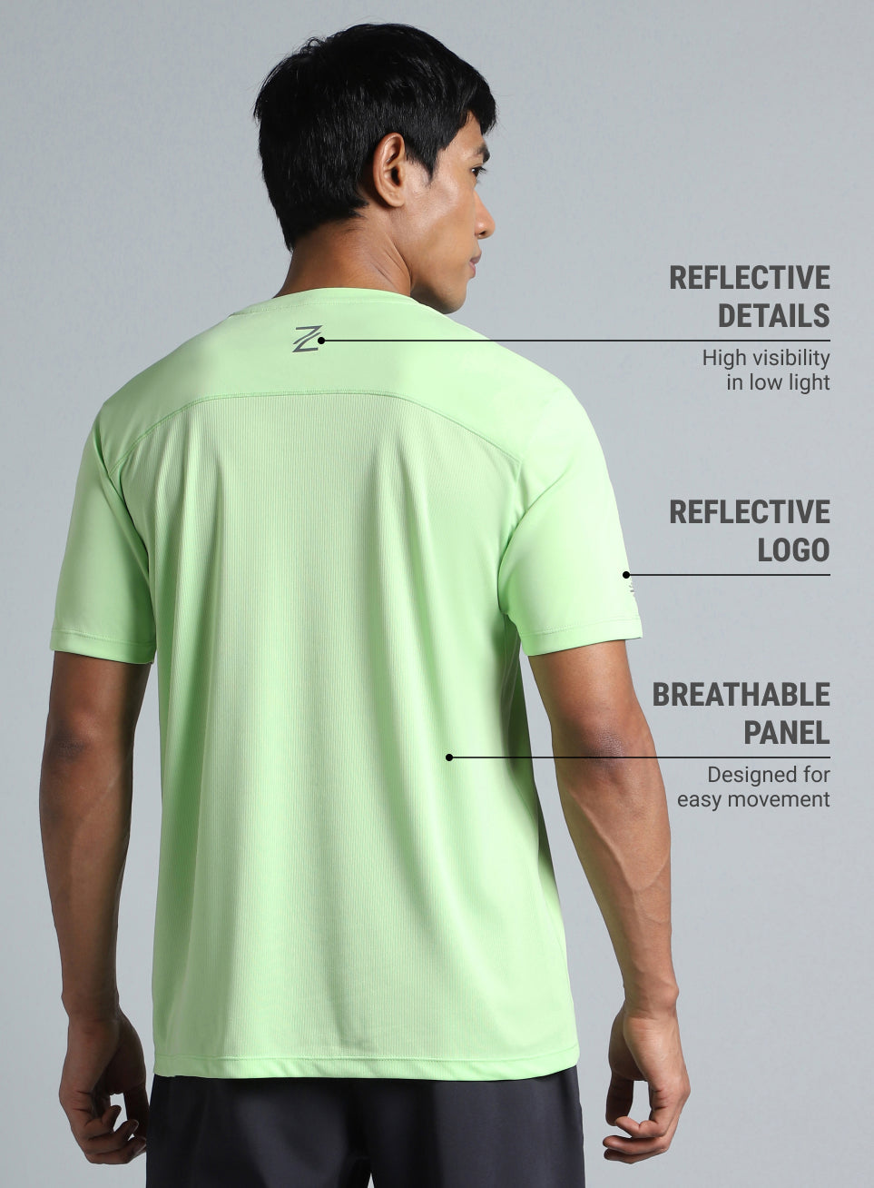 Men's Lime The Racer Pacer T-shirt