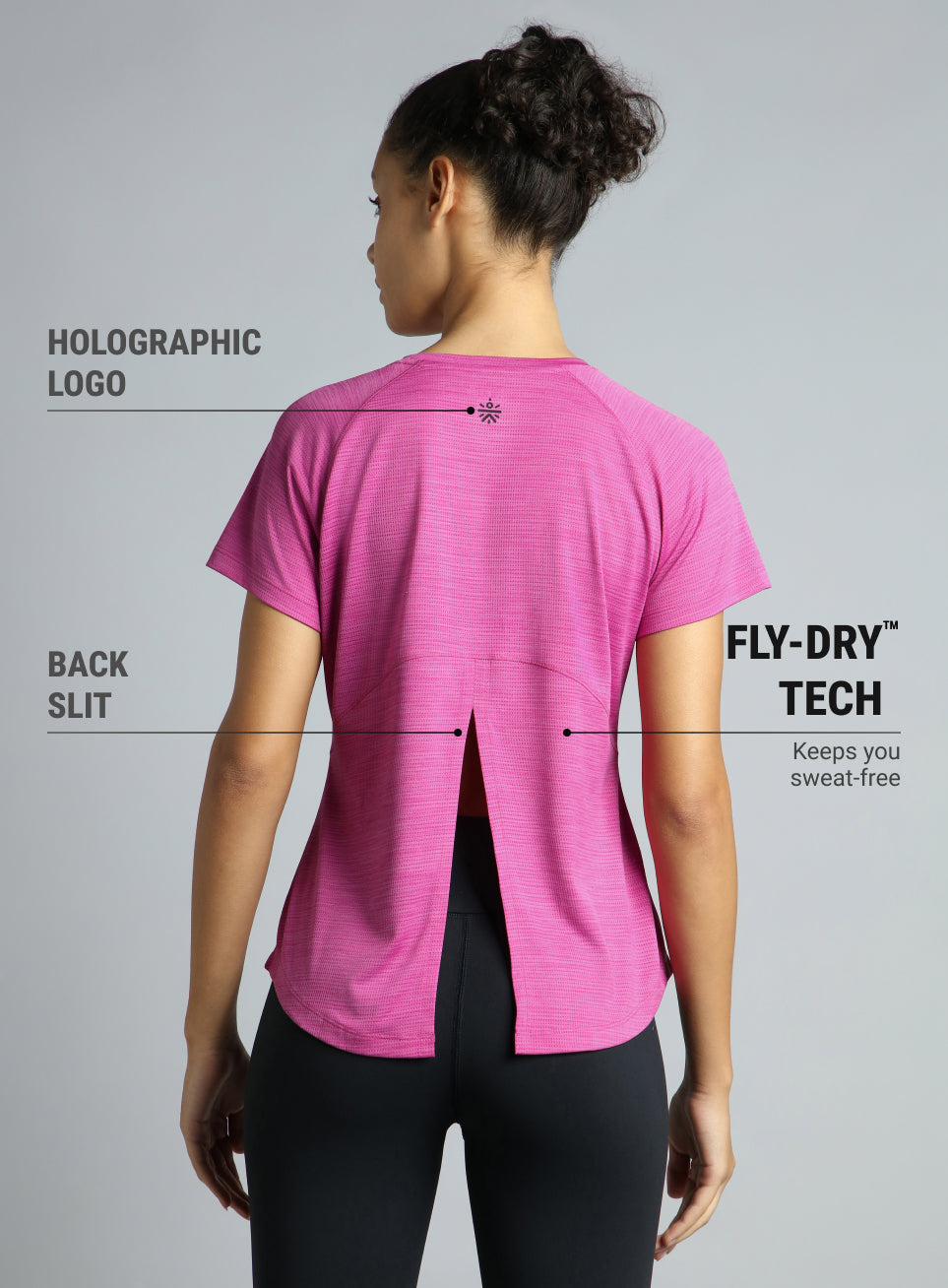 Women's Pink Flow HIIT Top