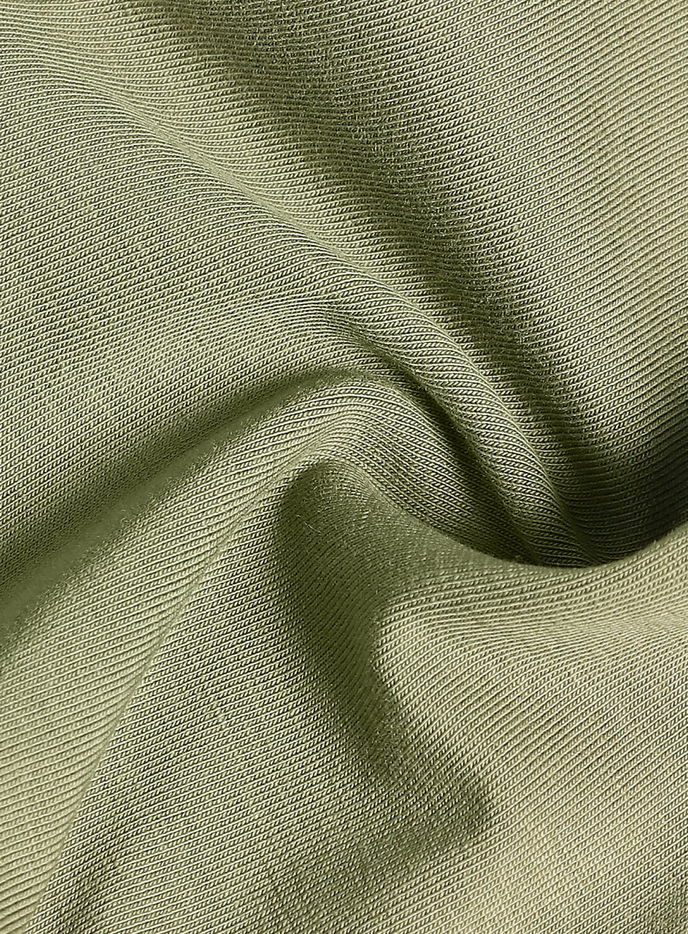 Women's Olive Yoga Flow Cotton Cropped Tights