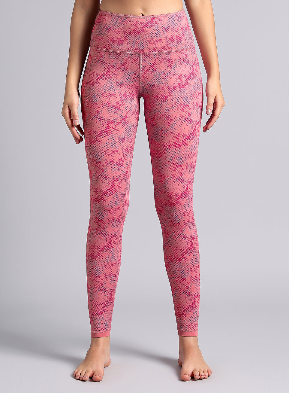 Women's Pink Yoga Reversible COMFlex Tights