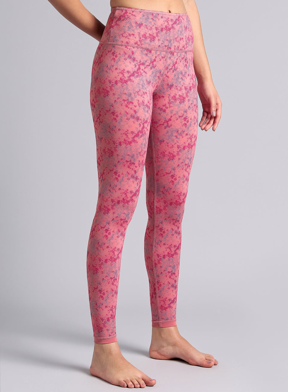 Women's Pink Yoga Reversible COMFlex Tights