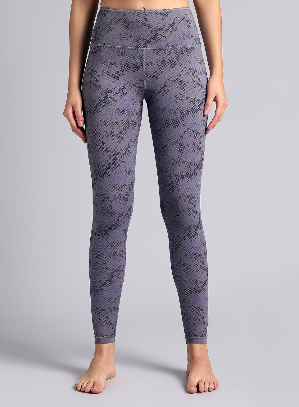 Women's Dark Grey Yoga Reversible COMFlex Tights