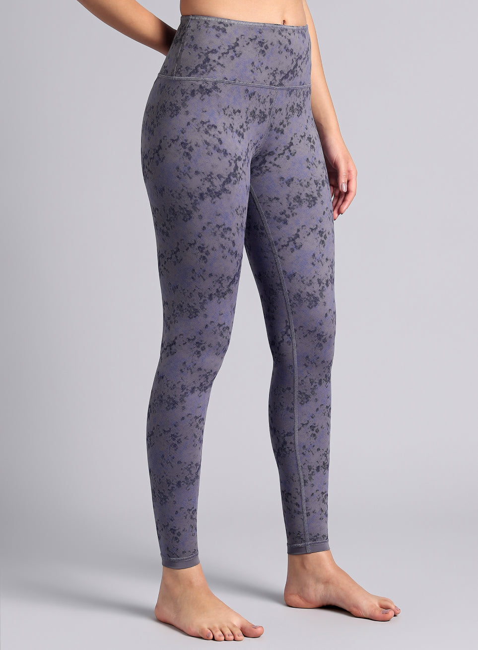 Women's Dark Grey Yoga Reversible COMFlex Tights