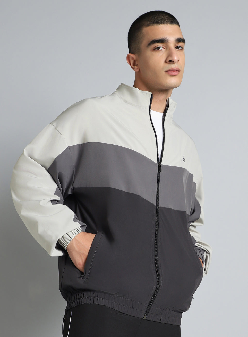 Men's Multicolor Training Relaxed Fit Layering Jacket