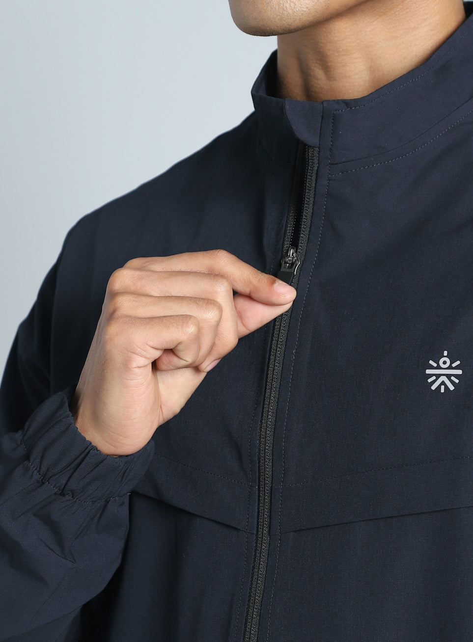 Men's Navy Train in Workout Jacket