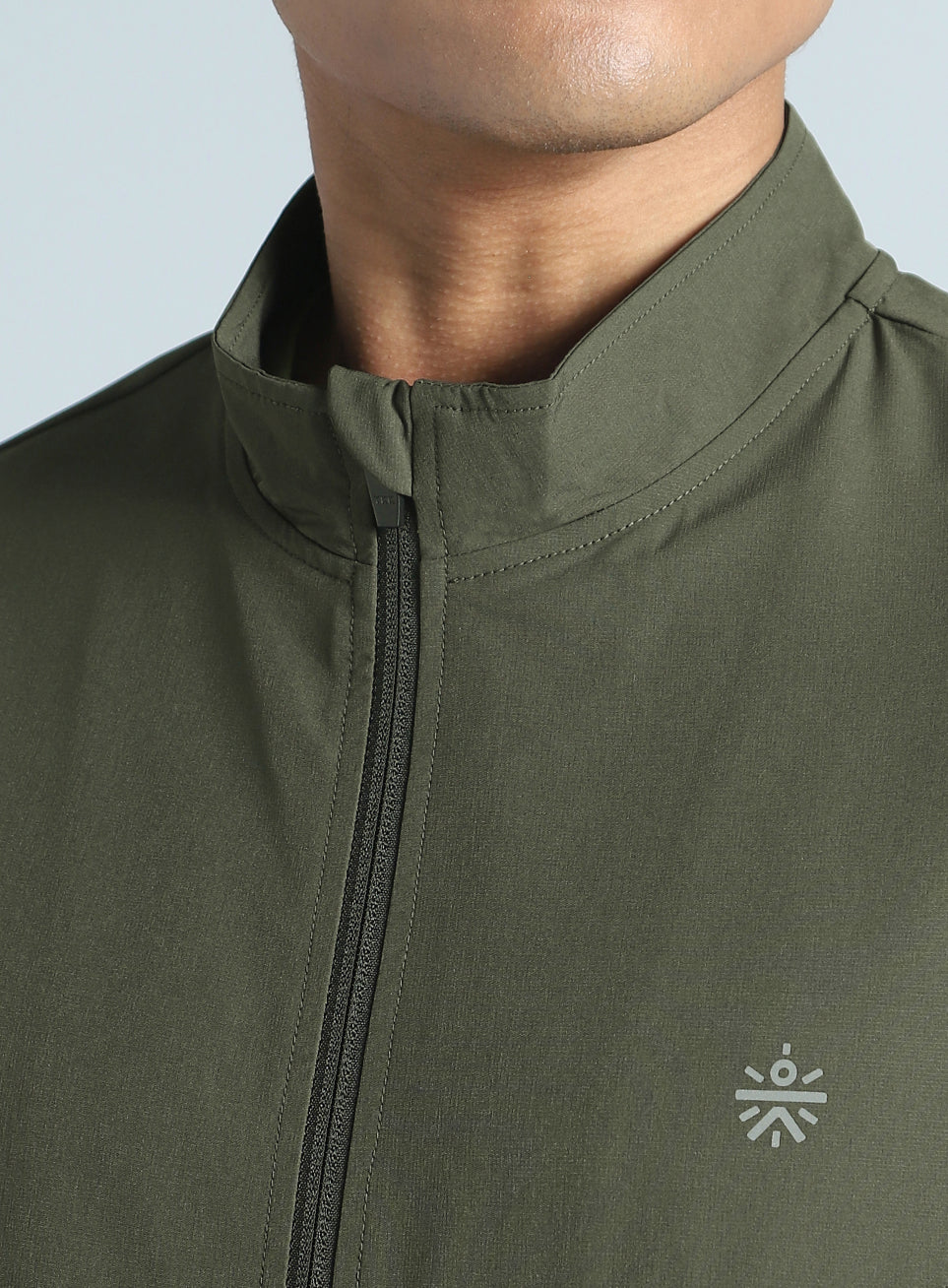 Men's Olive Train in Workout Jacket
