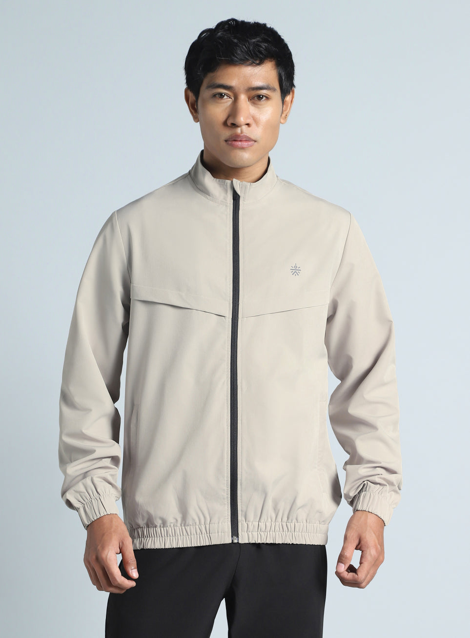 Men's Beige Train in Workout Jacket