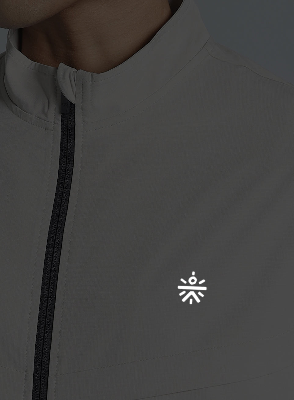 Men's Beige Train in Workout Jacket