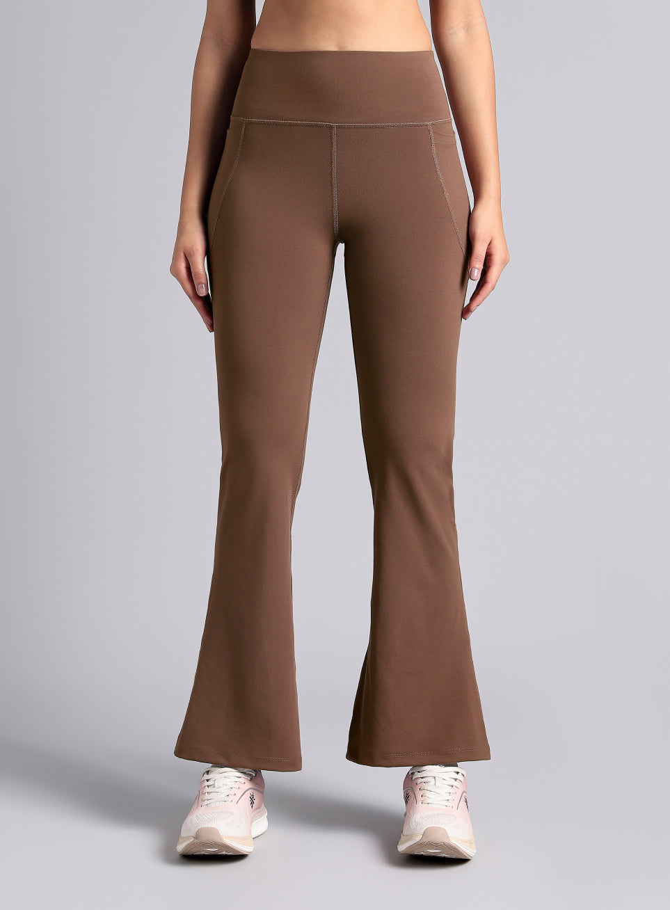 Women's COMFlex Brown Performance Flare Pants