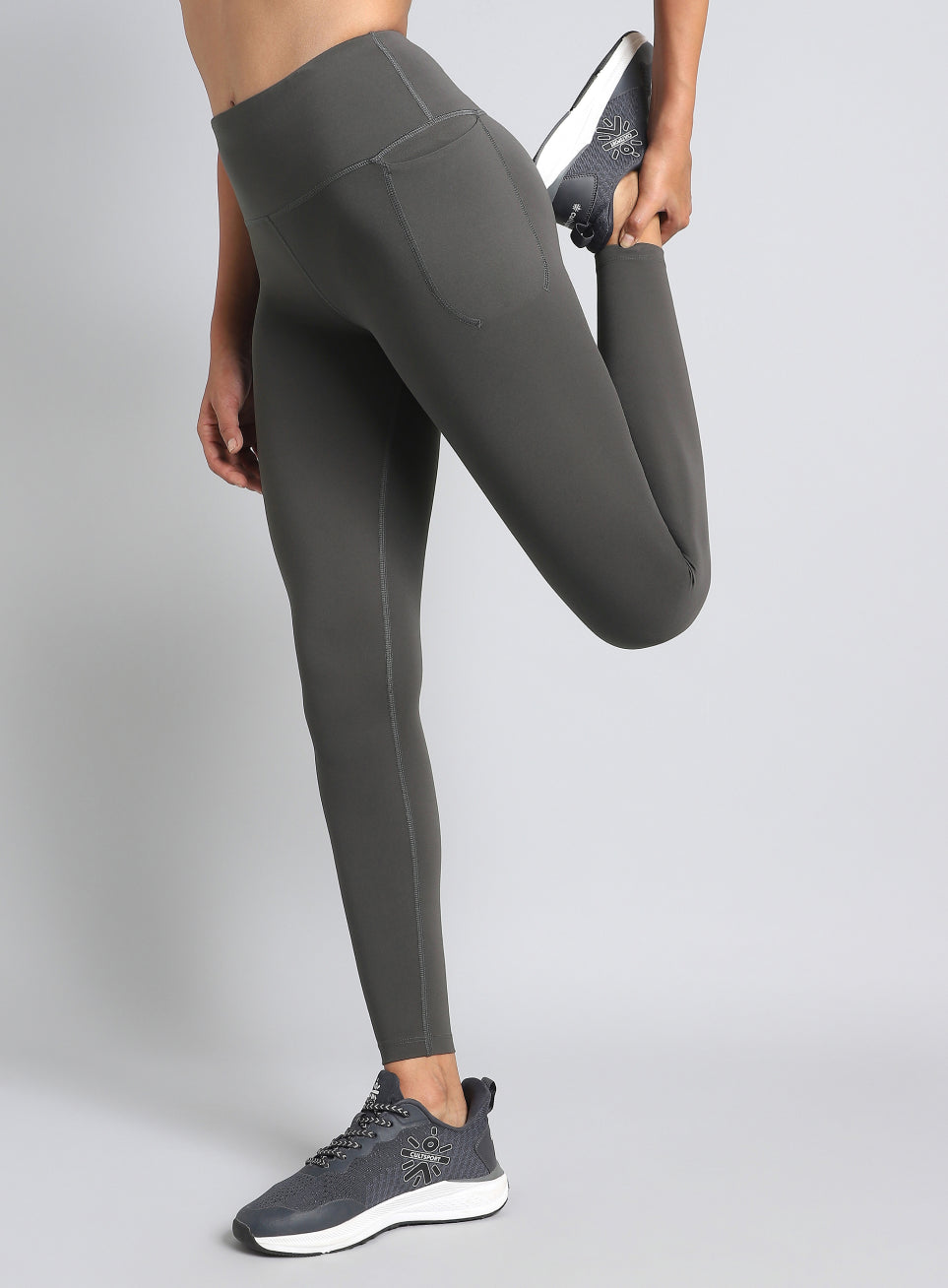 Women's Dark Grey Train All Day COMFlex Tights