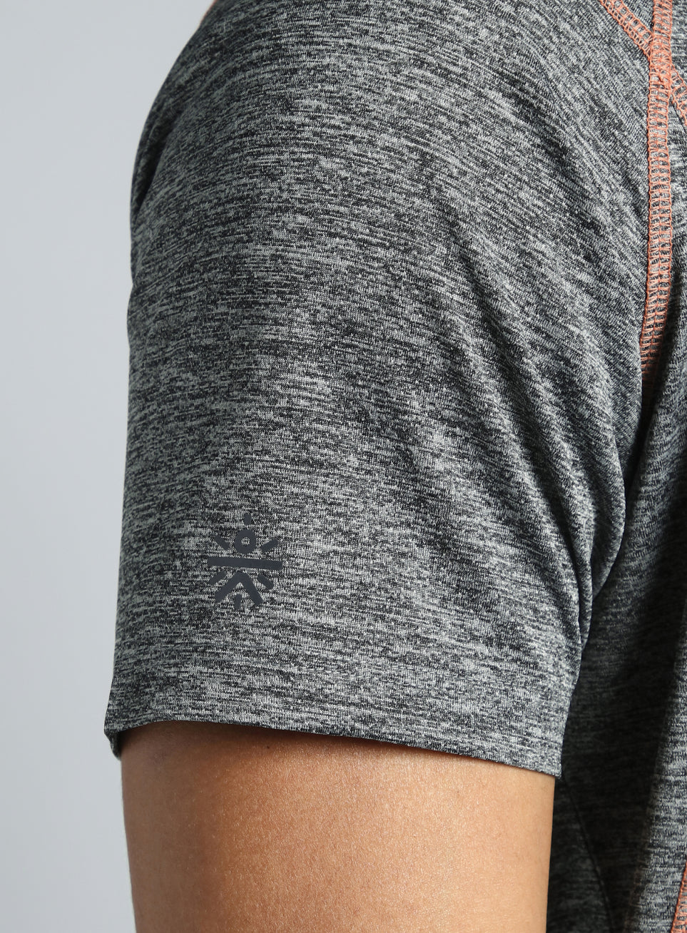 Men's Grey Train Day Performance T-shirt