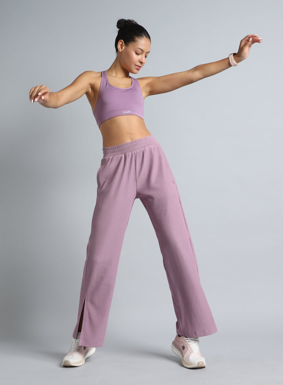 Women's Purple Move it Highwaist Trackpants
