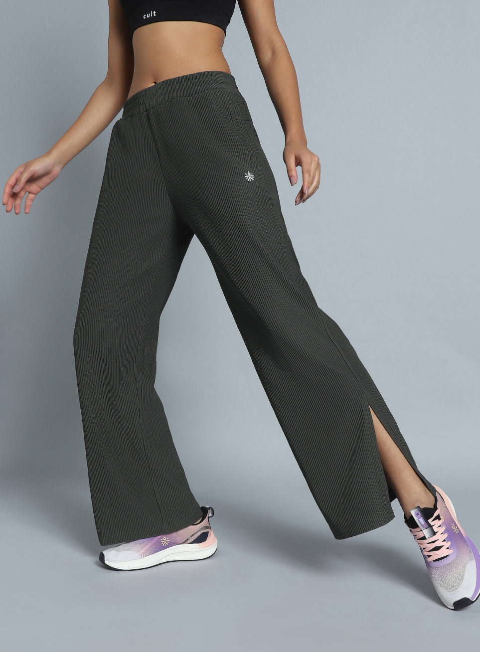 Women's Grey Move it Highwaist Trackpants