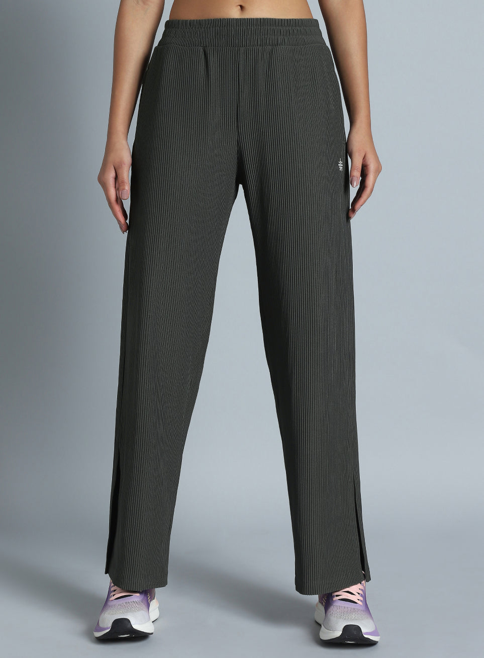 Women's Grey Move it Highwaist Trackpants