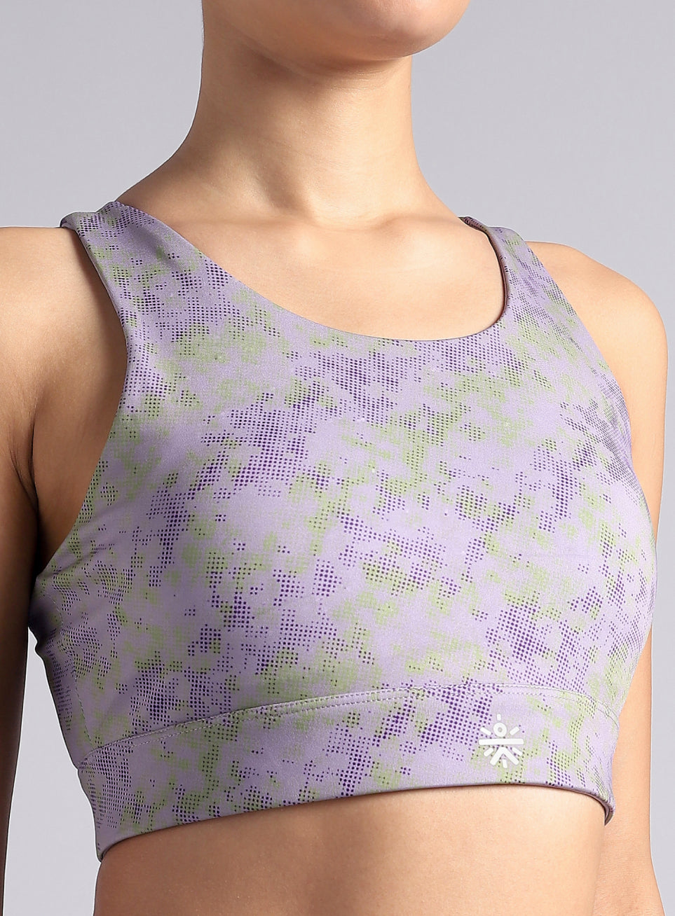 Women's Purple Reversible Yoga High Support Bra