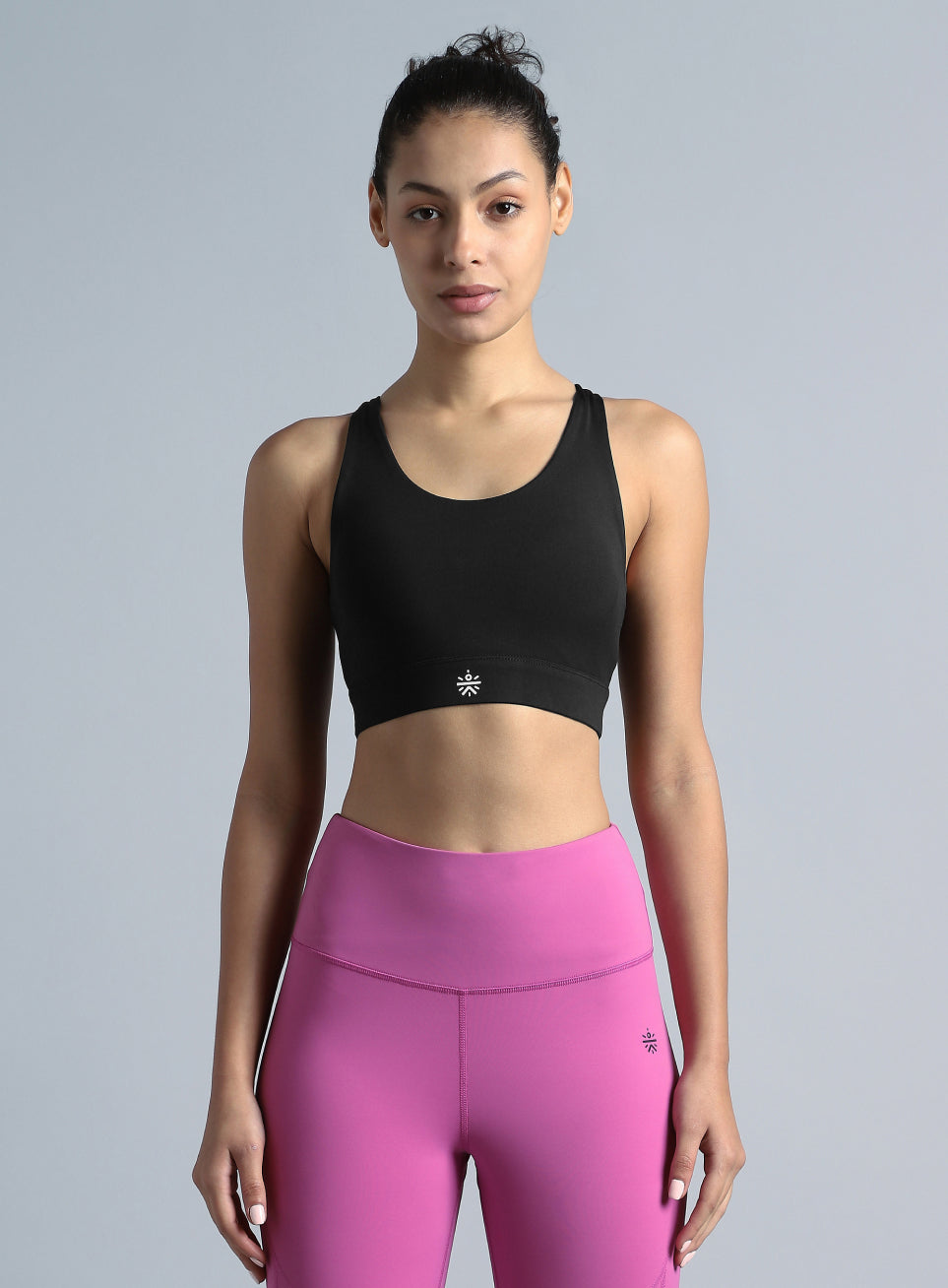 Women's Black Yoga Flow High Support Bra