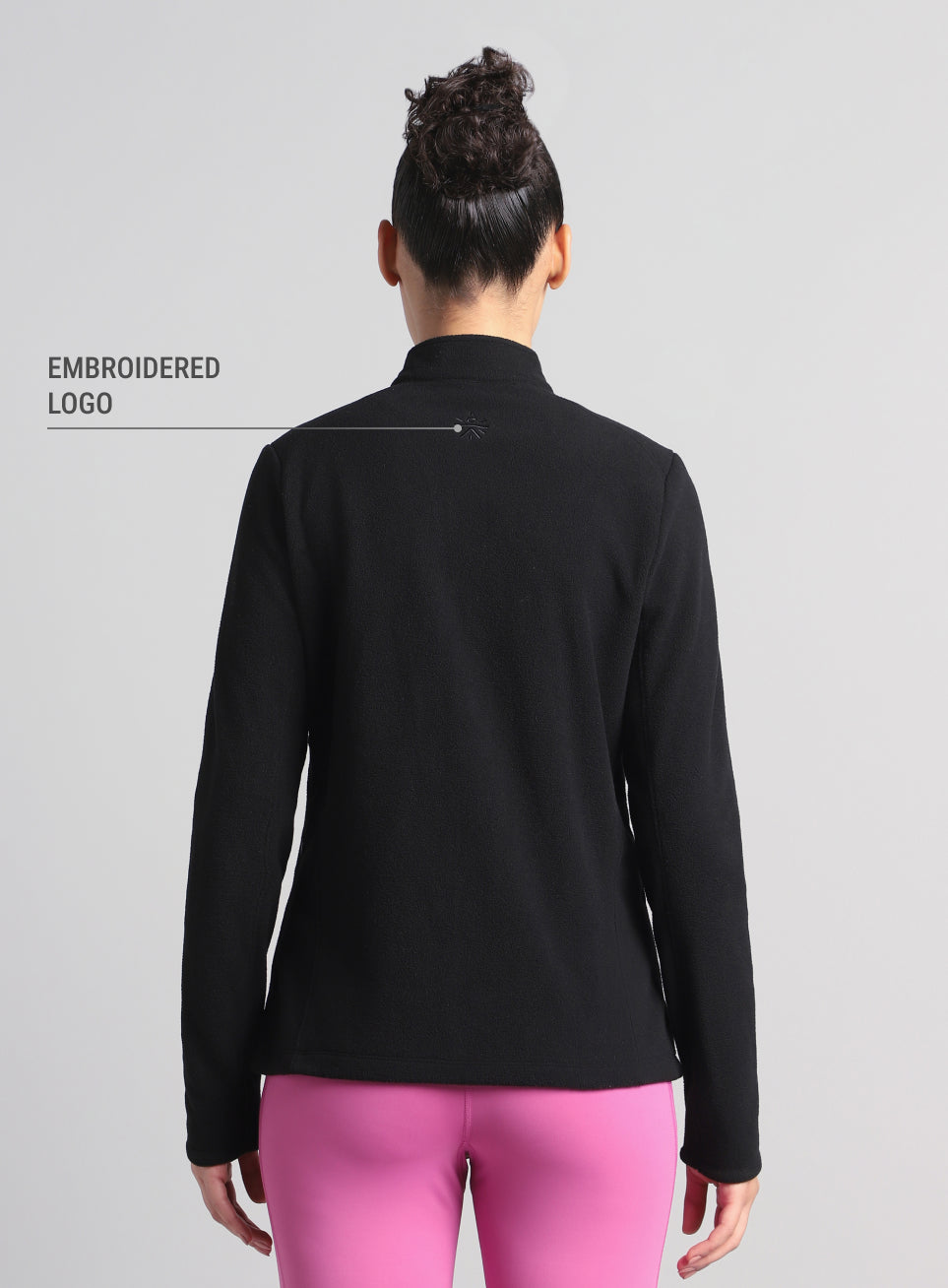 Women's Black Performance Pro Training Fleece Jacket