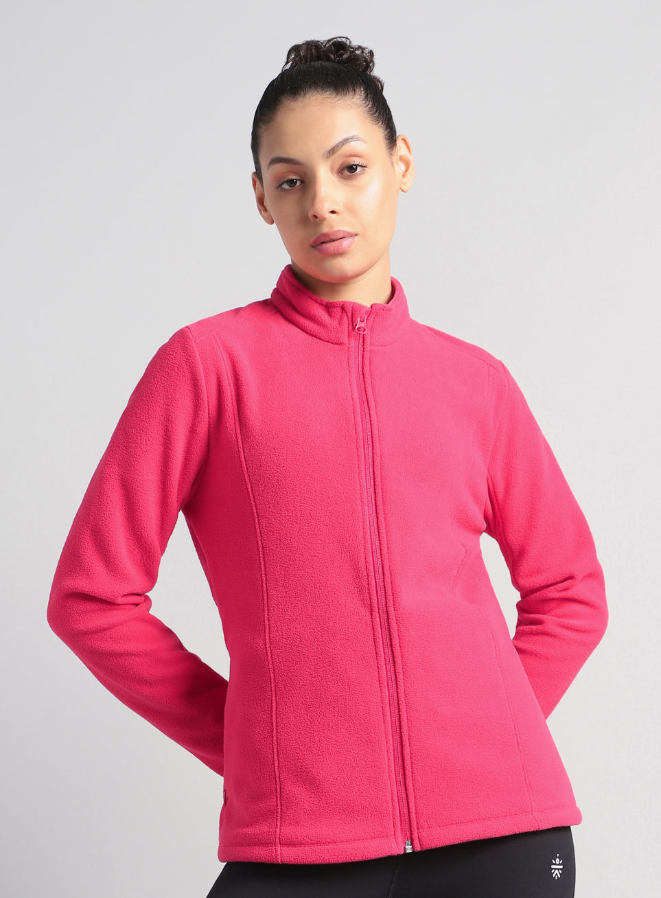 Women's Pink Performance Pro Training Fleece Jacket