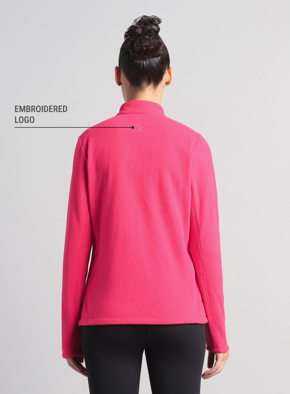 Women's Pink Performance Pro Training Fleece Jacket