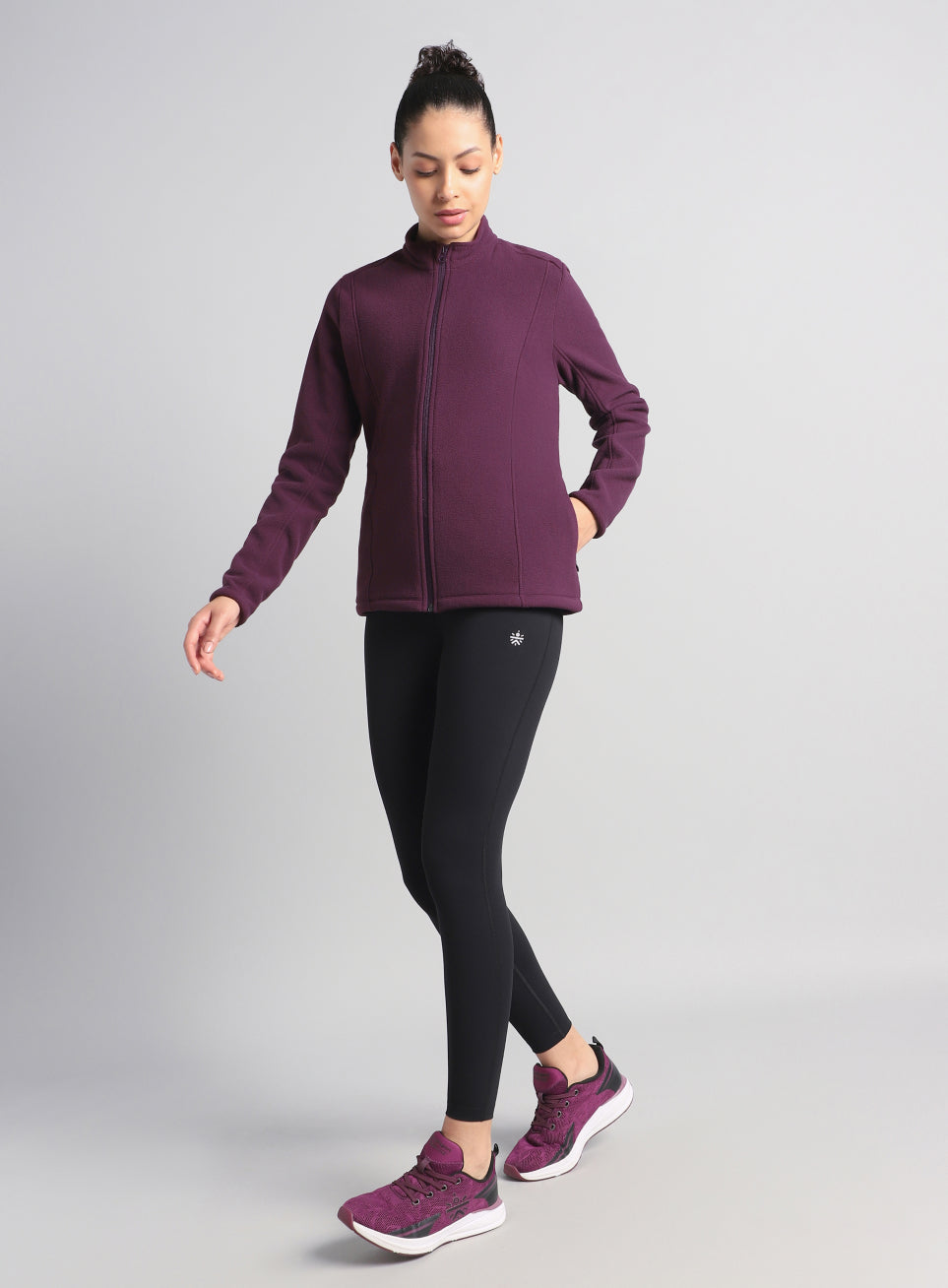 Women's Wine Performance Pro Training Fleece Jacket