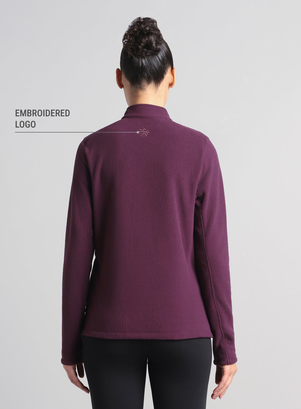 Women's Wine Performance Pro Training Fleece Jacket