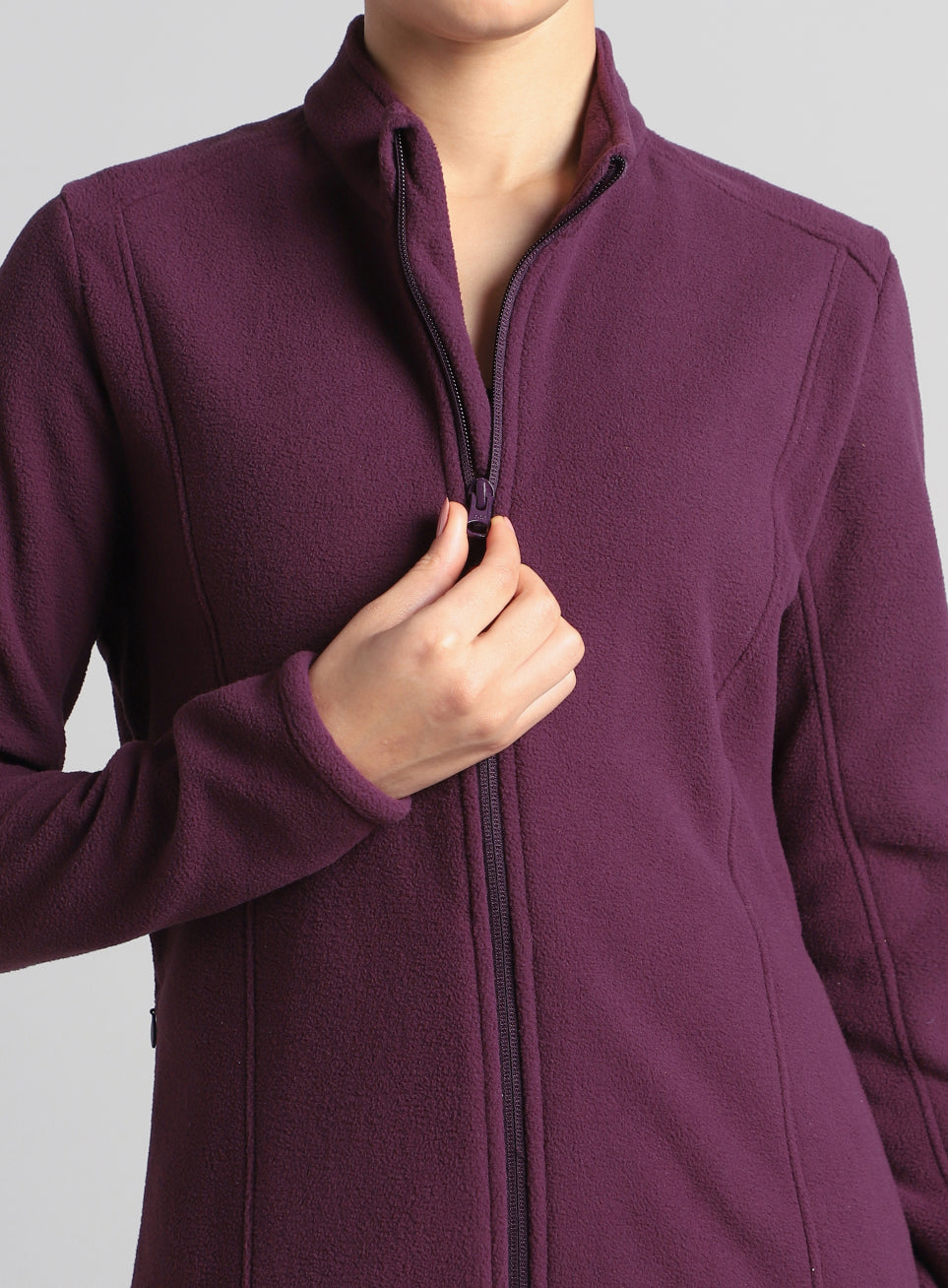 Women's Wine Performance Pro Training Fleece Jacket