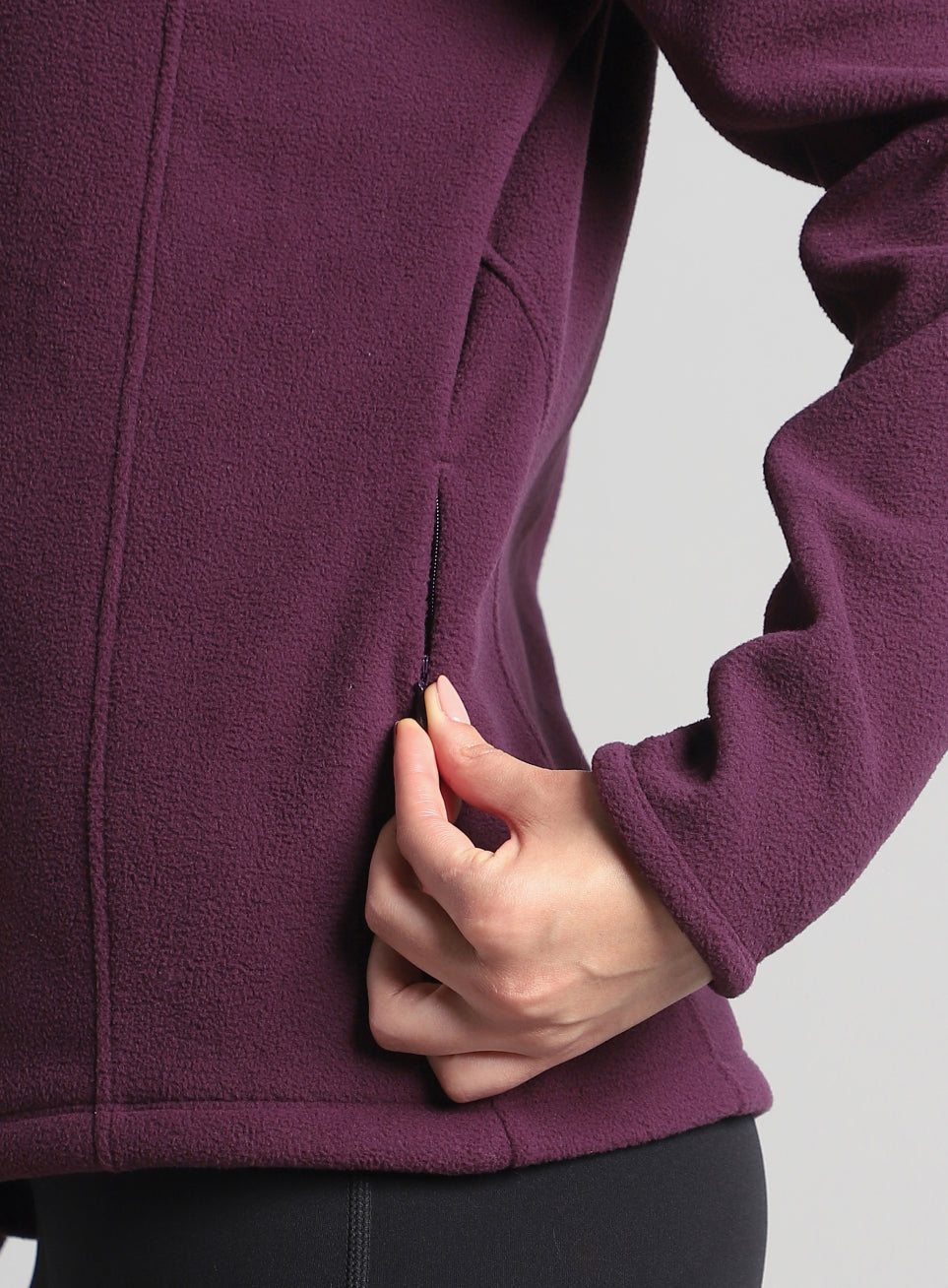 Women's Wine Performance Pro Training Fleece Jacket