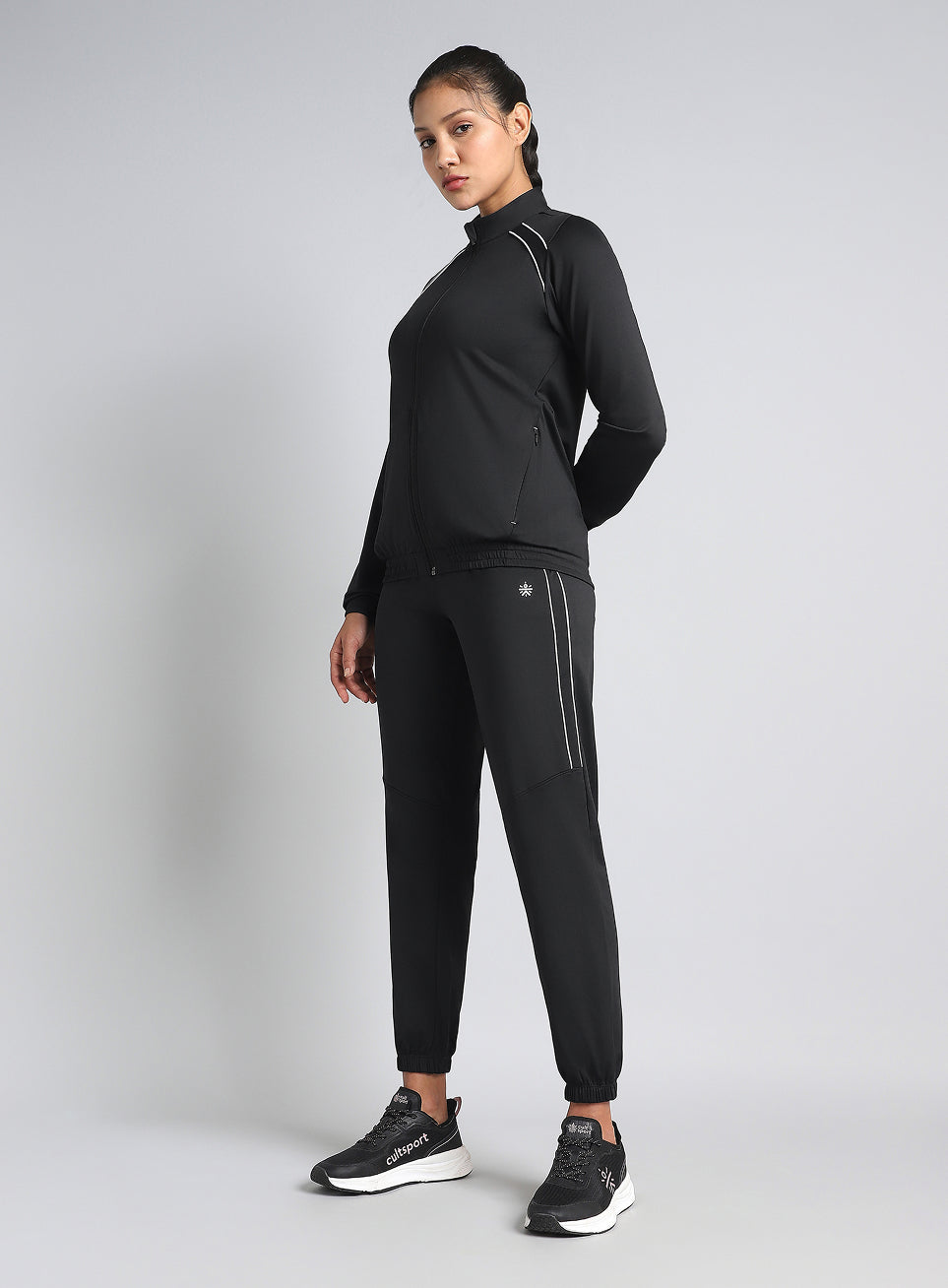 Women's Black Train All Format Track Suit