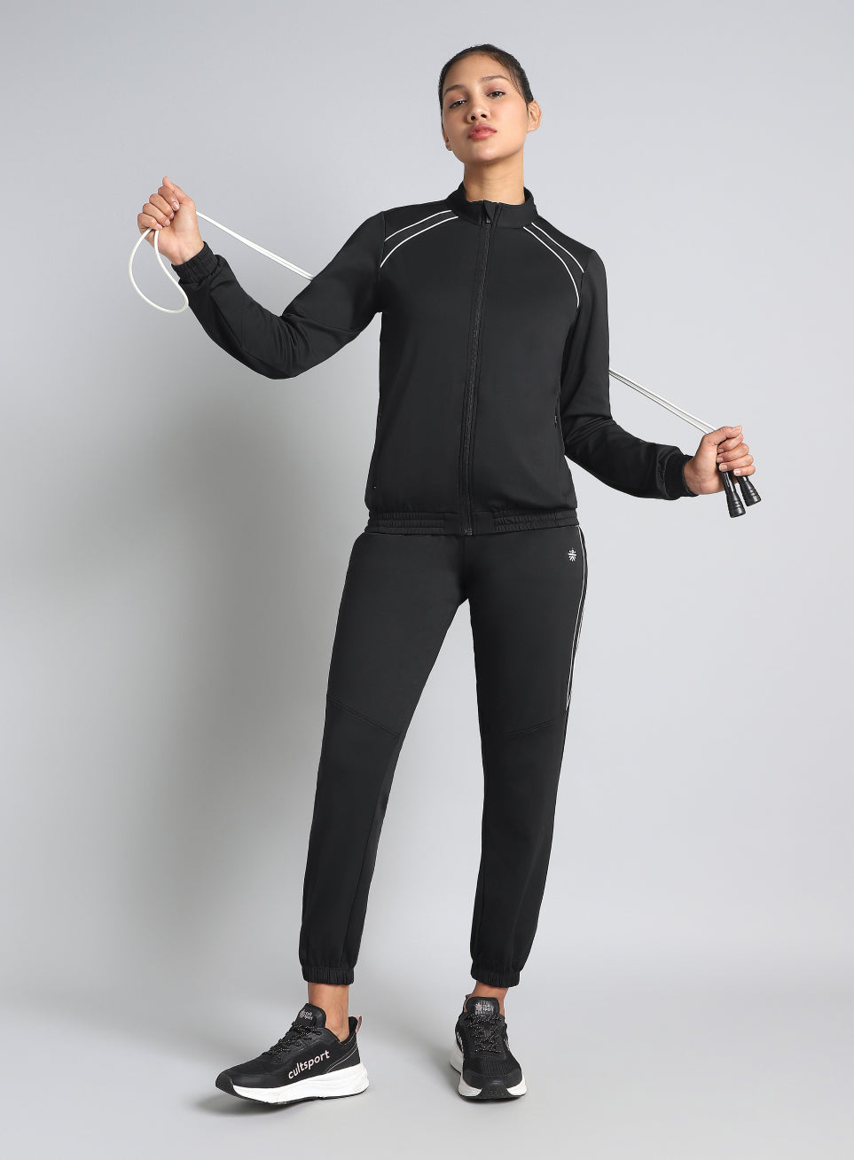 Women's Black Train All Format Track Suit