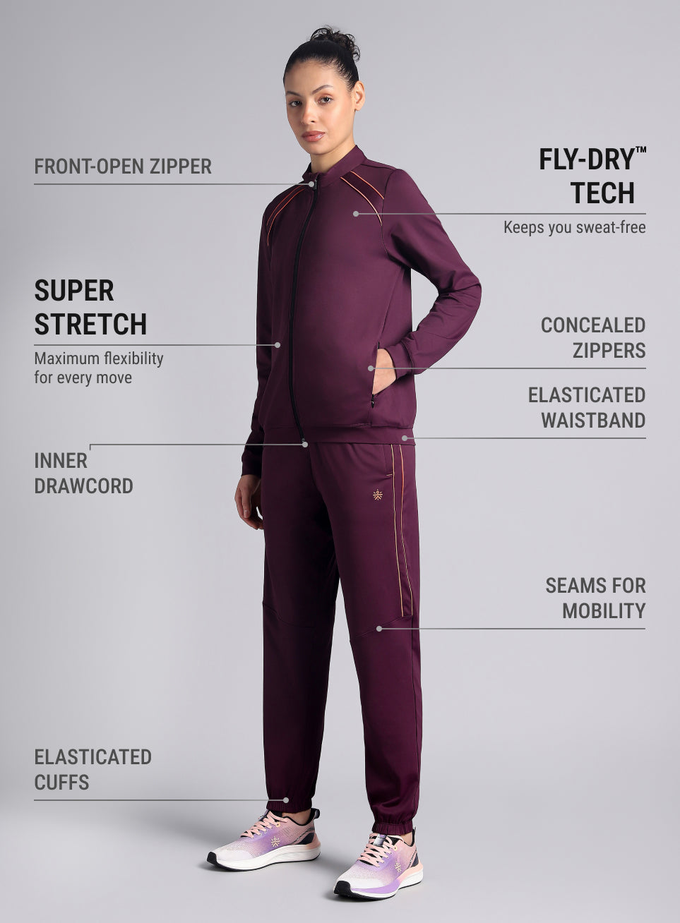 Women's Wine Train All Format Track Suit