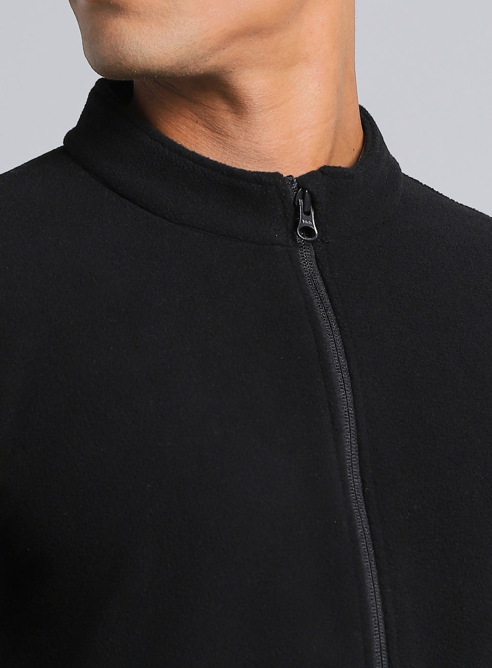 Men's Black Performance Pro Training Fleece Jacket