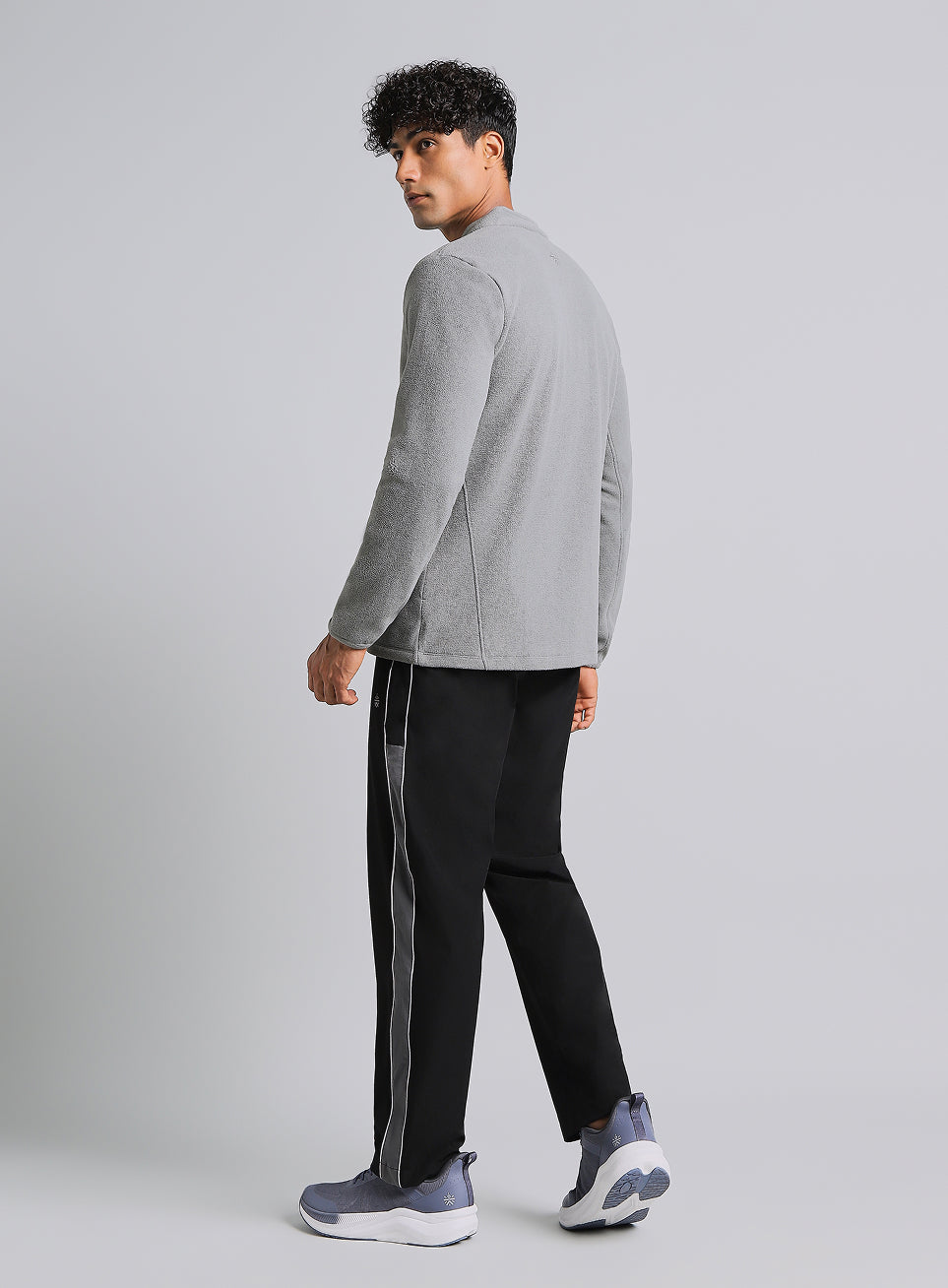 Men's Dark Grey Performance Pro Training Fleece Jacket