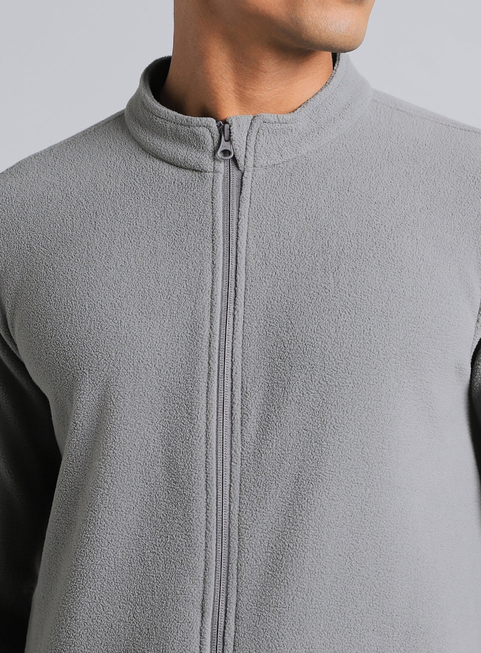 Men's Dark Grey Performance Pro Training Fleece Jacket