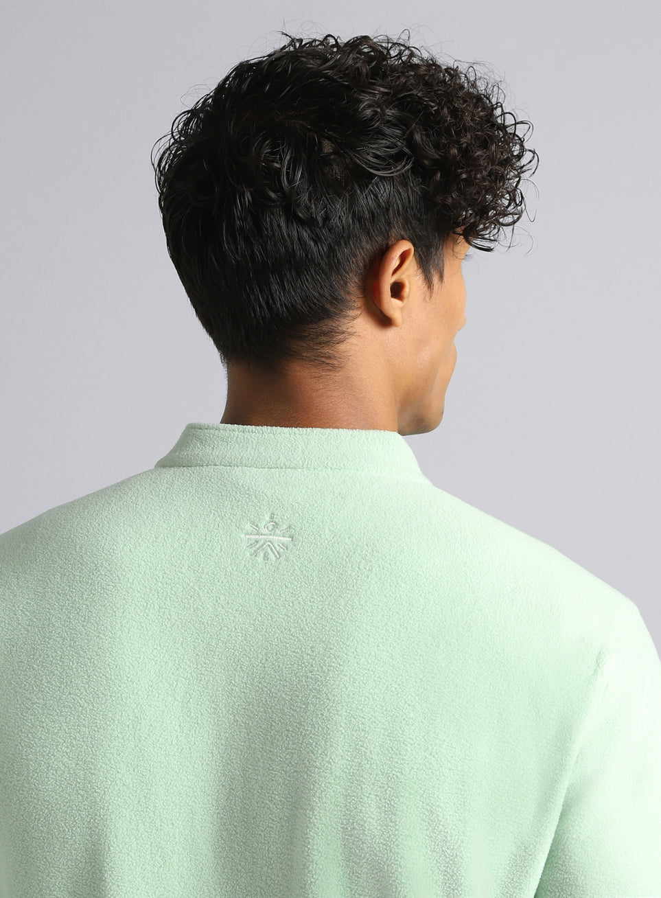 Men's Light Green Performance Pro Training Fleece Jacket